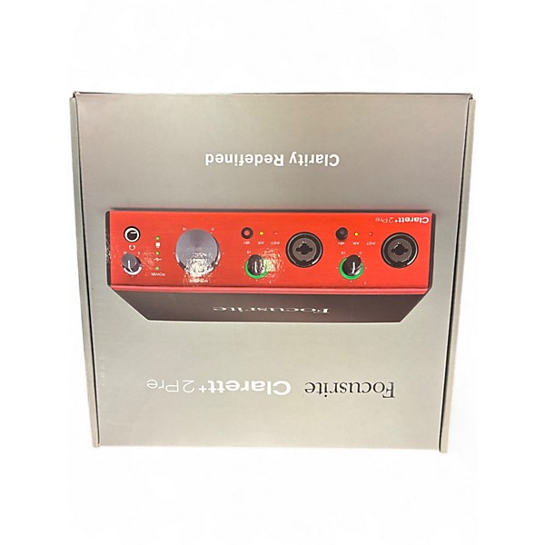 Used Focusrite Clarett+ 2Pre Audio Interface
