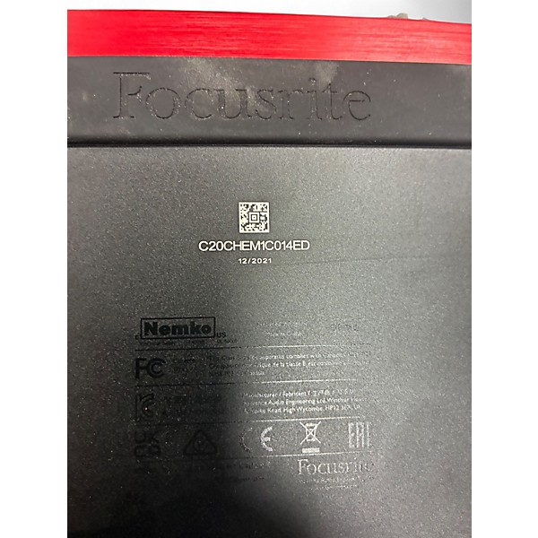 Used Focusrite Clarett+ 2Pre Audio Interface