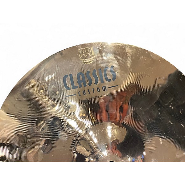 Used MEINL 14in Classic Custom Medium Hi Hat Pair Cymbal