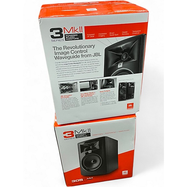 Used JBL 305P MKII PAIR Powered Monitor