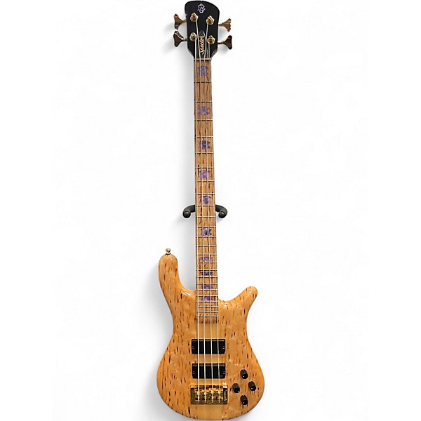 Used Spector NS4 USA 4 String Bark Infused Maple Electric Bass Guitar