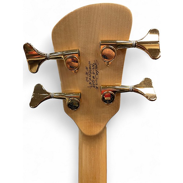 Used Spector NS4 USA 4 String Bark Infused Maple Electric Bass Guitar