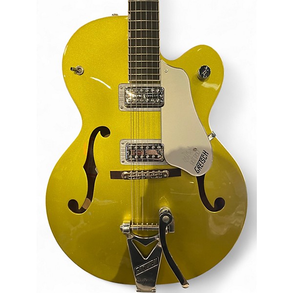 Used Gretsch Guitars G6120SH Brian Setzer Signature Hot Rod Lime Gold Hollow Body Electric Guitar