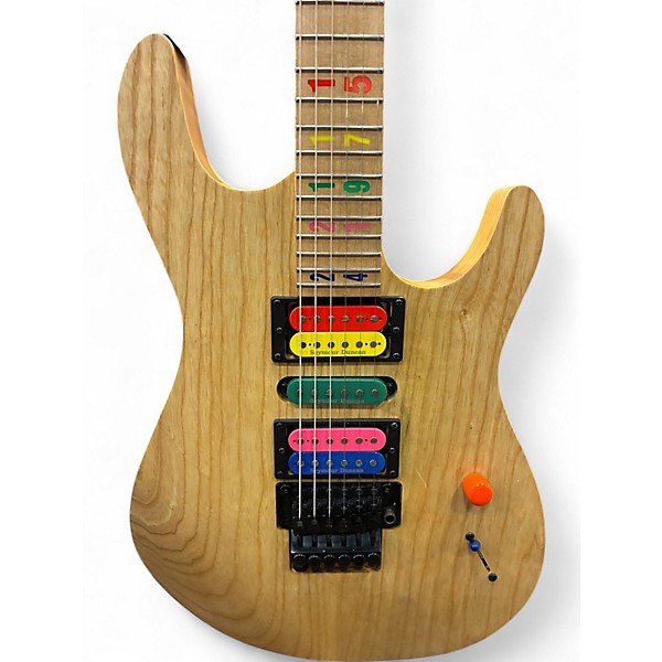 Used Kiesel Jason Becker Tribute Numbers Natural Solid Body Electric Guitar