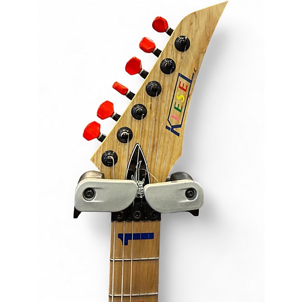 Used Kiesel Jason Becker Tribute Numbers Natural Solid Body Electric Guitar