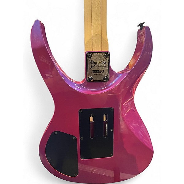 Used Ibanez 540PIII Genesis Collection Purple Neon Solid Body Electric Guitar
