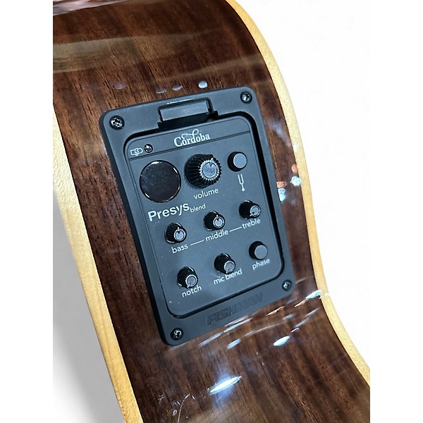 Used Cordoba GK Studio Negra Natural Classical Acoustic Guitar