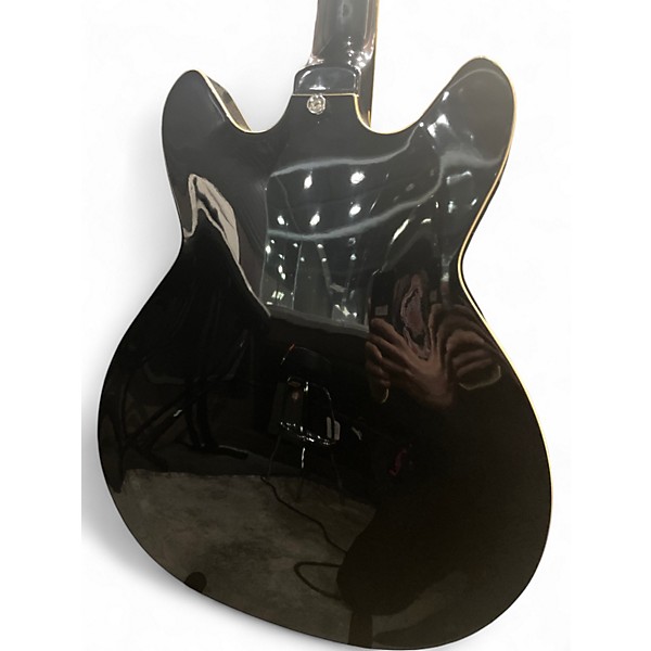 Used Hagstrom VIKING Black Hollow Body Electric Guitar
