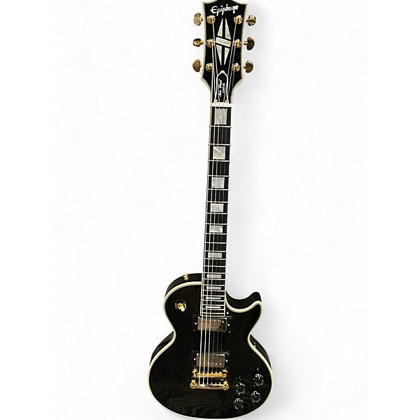 Used Epiphone Inspired By Les Paul Custom Starless and Bible Black Solid Body Electric Guitar