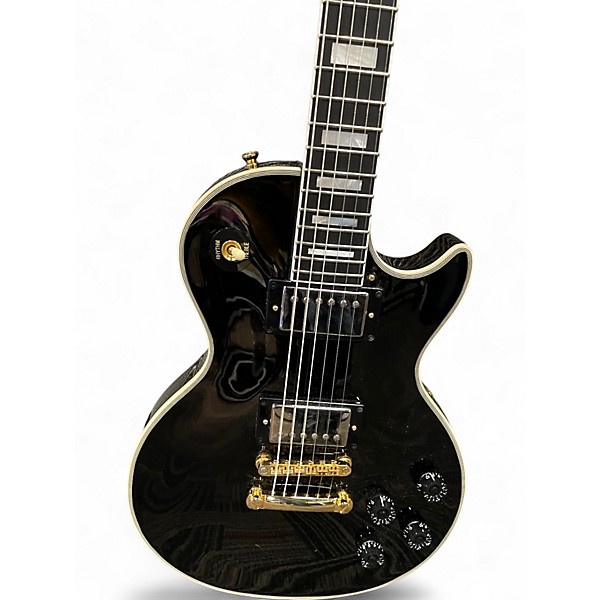 Used Epiphone Inspired By Les Paul Custom Starless and Bible Black Solid Body Electric Guitar