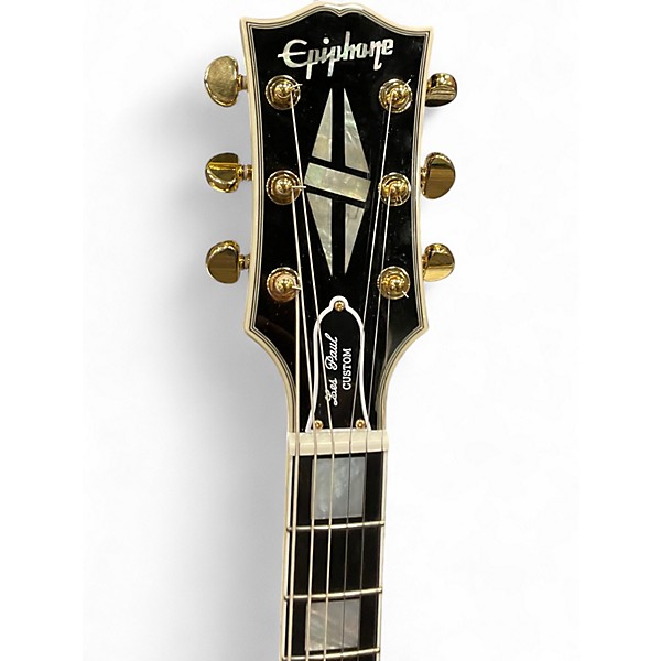 Used Epiphone Inspired By Les Paul Custom Starless and Bible Black Solid Body Electric Guitar