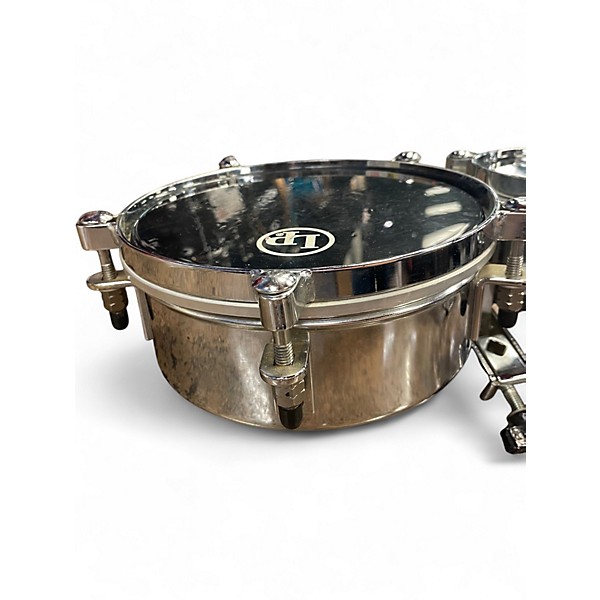 Used LP 6in Mini Timbales LP845 Chrome Drum