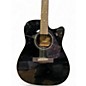 Used Yamaha FX335C Black Acoustic Electric Guitar thumbnail