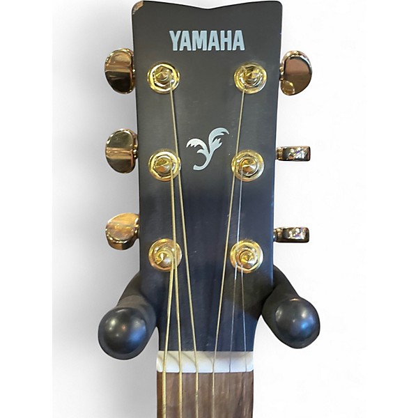 Used Yamaha FX335C Black Acoustic Electric Guitar