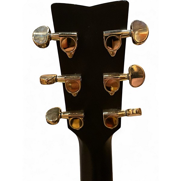 Used Yamaha FX335C Black Acoustic Electric Guitar