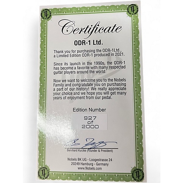 Used Nobels ODR-1 Ltd Effect Pedal