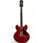 Used Epiphone ES335 Red Hollow Body Electric Guitar thumbnail