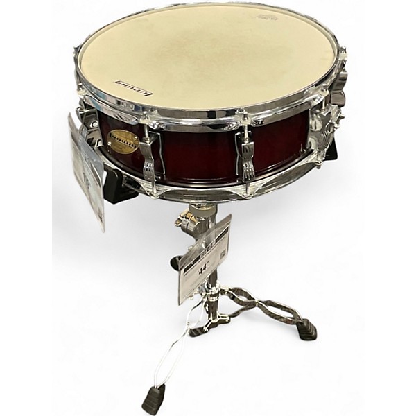 Used Ludwig 14X5 Accent CS Custom Snare Red Sparkle Drum