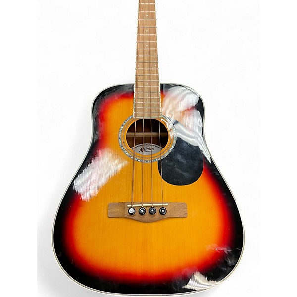 Used Mitchell EZBSB 2 Color Sunburst Acoustic Bass Guitar