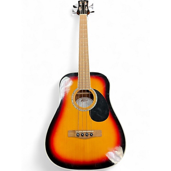 Used Mitchell EZBSB 2 Color Sunburst Acoustic Bass Guitar