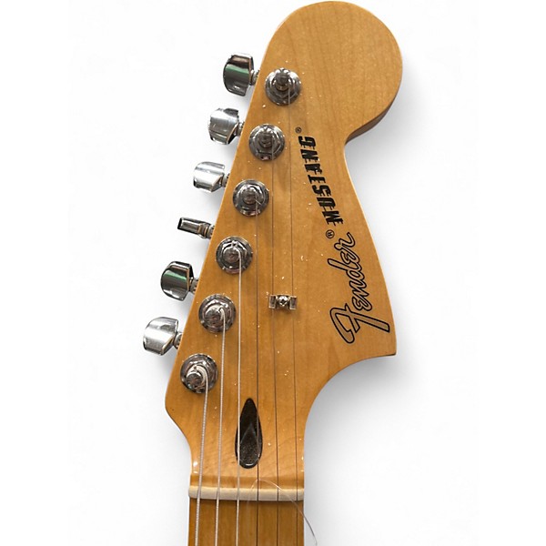 Used Fender MUSTANG P90 BLUE Solid Body Electric Guitar