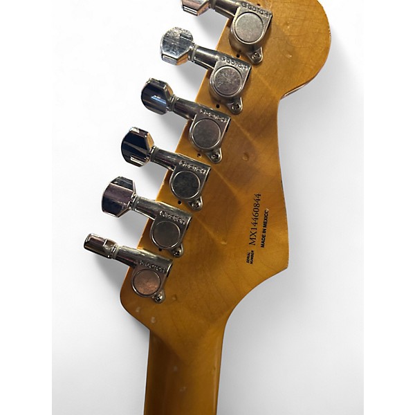 Used 2014 Fender Kurt Cobain Signature Jaguar Left Handed 2 Color Sunburst Electric Guitar