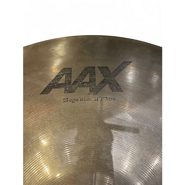 Used SABIAN 21in AAX Stage Ride Cymbal