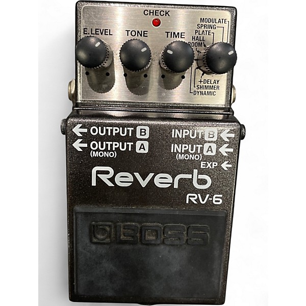 Used BOSS RV6 Digital Reverb Effect Pedal