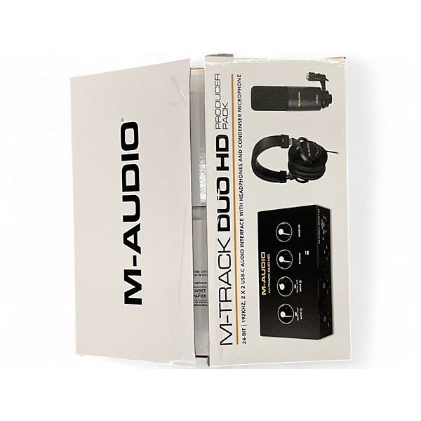 Used M-Audio M-TRACK DUO HD PRODUCER  PACK Audio Interface