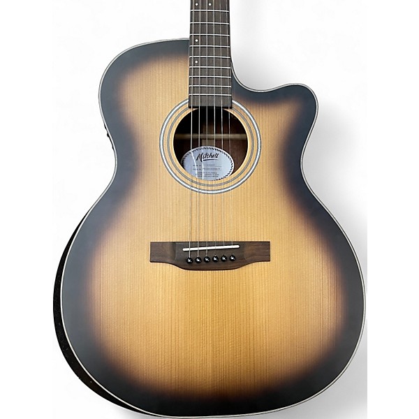 Used Mitchell T413CEBST Brown Sunburst Acoustic Electric Guitar