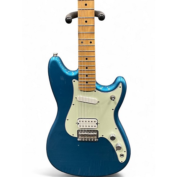 Used Fender Duo Sonic HS Blue Solid Body Electric Guitar