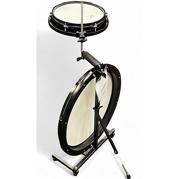 Used Pearl 2 Piece Rhythm Traveler Compact Black Drum Kit