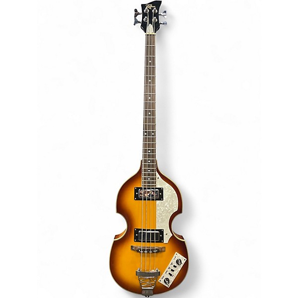 Used Rogue VB100 Vintage Sunburst Electric Bass Guitar