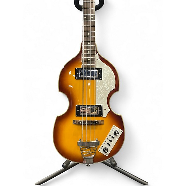 Used Rogue VB100 Vintage Sunburst Electric Bass Guitar