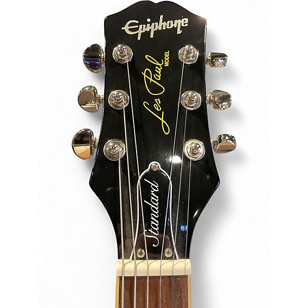 Used Epiphone Les Paul Standard '60s Ebony Solid Body Electric Guitar