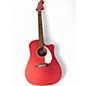 Used Fender Redondo Candy Apple Red Acoustic Electric Guitar thumbnail