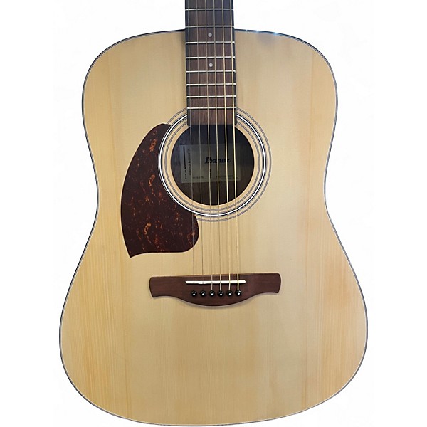 Used Ibanez PF50L Open Pore Natural Acoustic Guitar