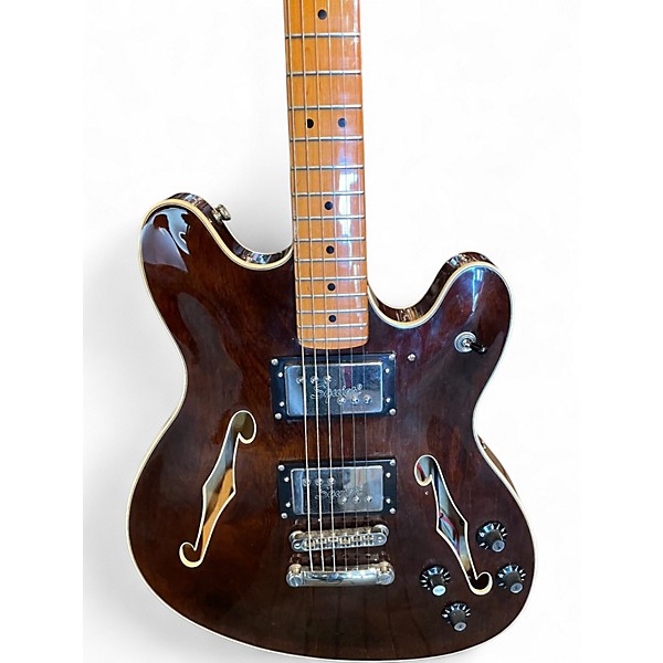 Used Squier Classic Vibe Starcaster Walnut Hollow Body Electric Guitar