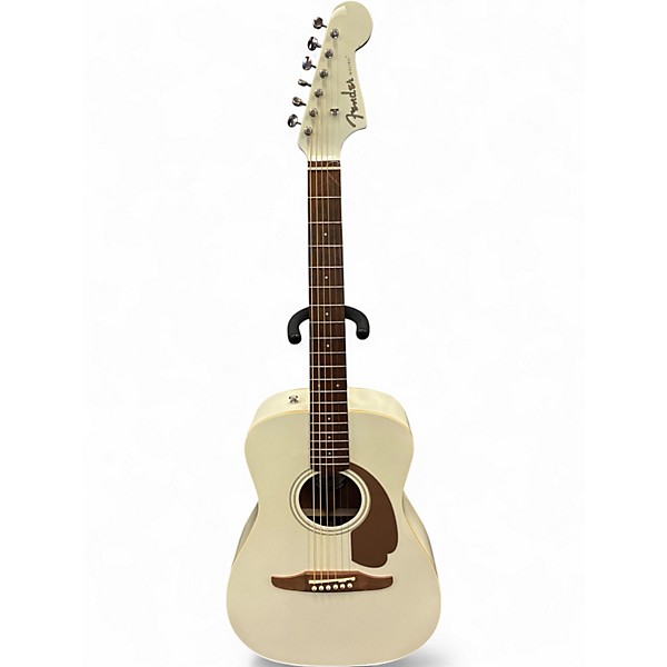 Used Fender MALIBU PLAYER WHITE Acoustic Guitar
