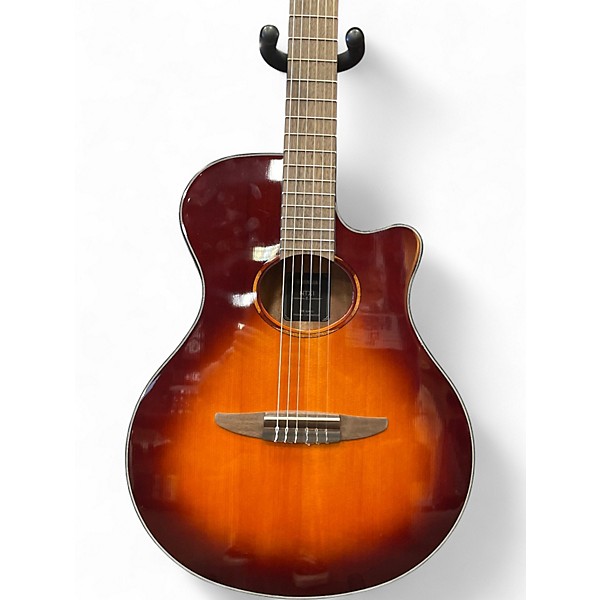Used Yamaha NTX1200R 2 Color Sunburst Classical Acoustic Electric Guitar