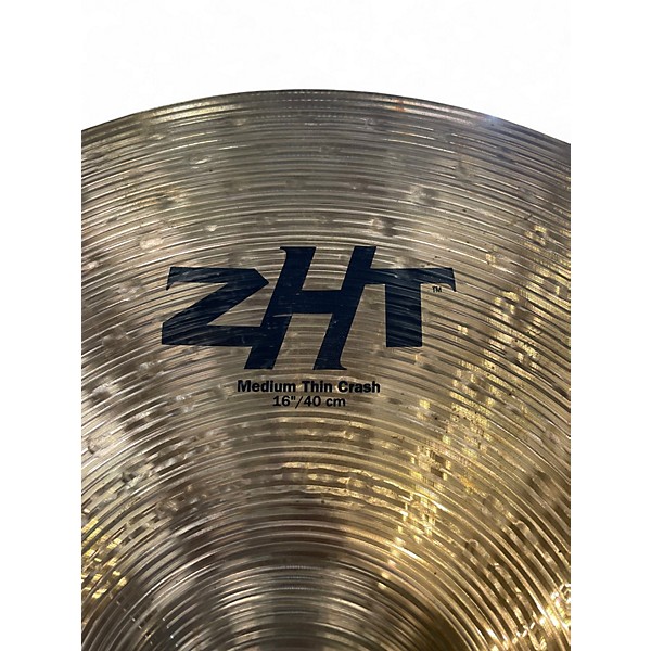 Used Zildjian 16in ZHT Medium Thin Crash Cymbal