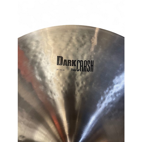 Used Zildjian 20in K Thin Dark Crash Cymbal