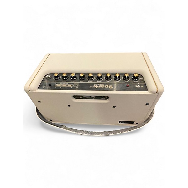 Used Positive Grid Spark 40 White Guitar Combo Amp