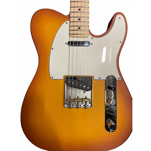 Used Fender American Performer Timber Telecaster Honey Burst Solid Body Electric Guitar