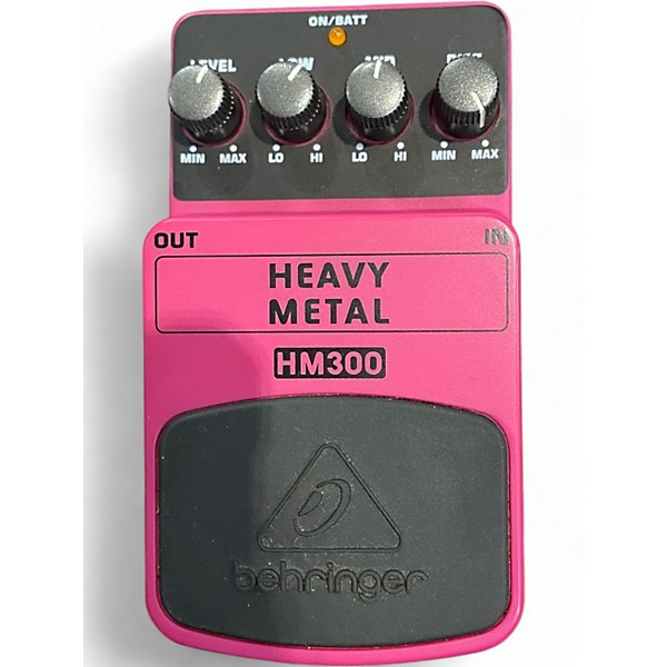 Used Behringer HM300 Heavy Metal Distortion Effect Pedal