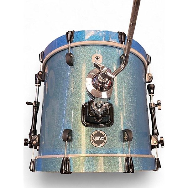 Used Crush Drums & Percussion 3 Piece Chameleon Ash Light Blue Sparkle Drum Kit