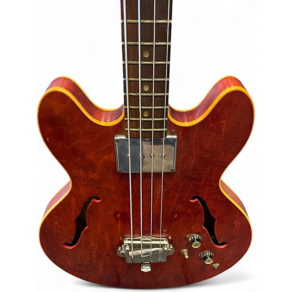 Vintage 1962 Gibson EB2 Cherry Electric Bass Guitar