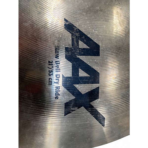 Used SABIAN 21in AAX Raw Bell Dry Ride Cymbal