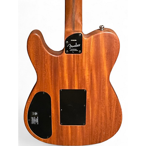Used Fender American Acoustasonic Telecaster Natural Acoustic Electric Guitar