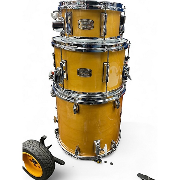 Used Yamaha 4 Piece Stage Custom Hip Butterscotch Drum Kit
